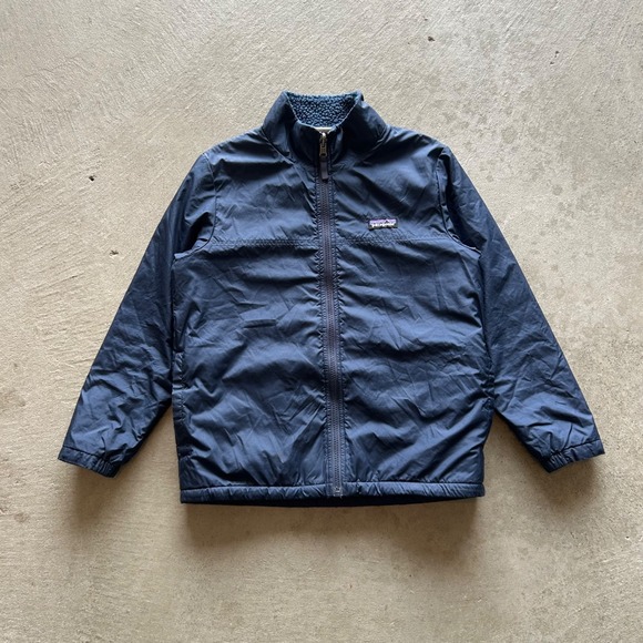 Patagonia Boys' 4-in-1 Everyday Jacket Size Medium (10) Navy Blue STY68035FA19